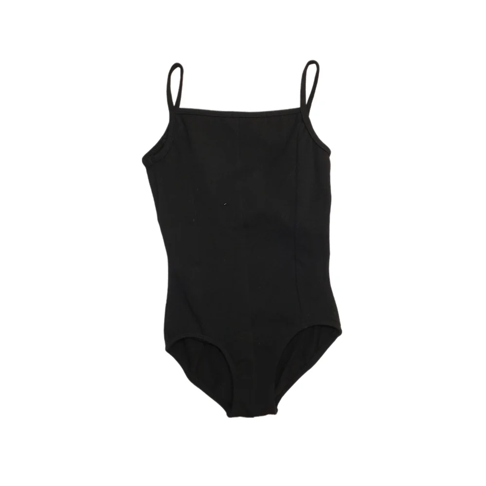 NWT Bloch 4-6y Black Seamed Camisole Dance Leotard